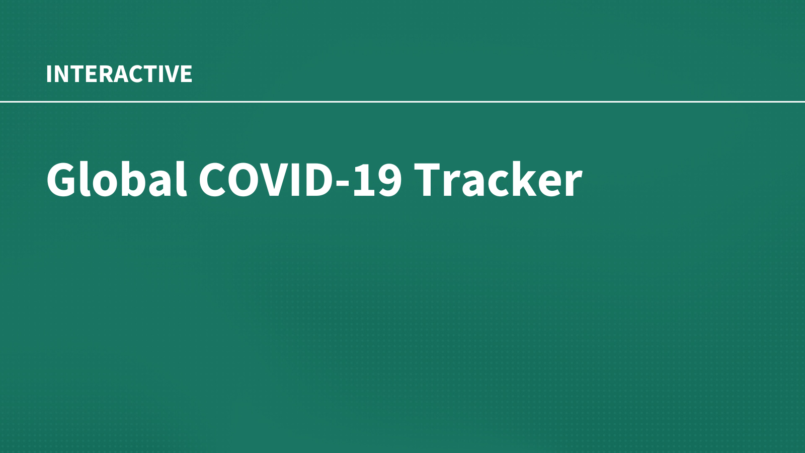 Global COVID-19 Tracker