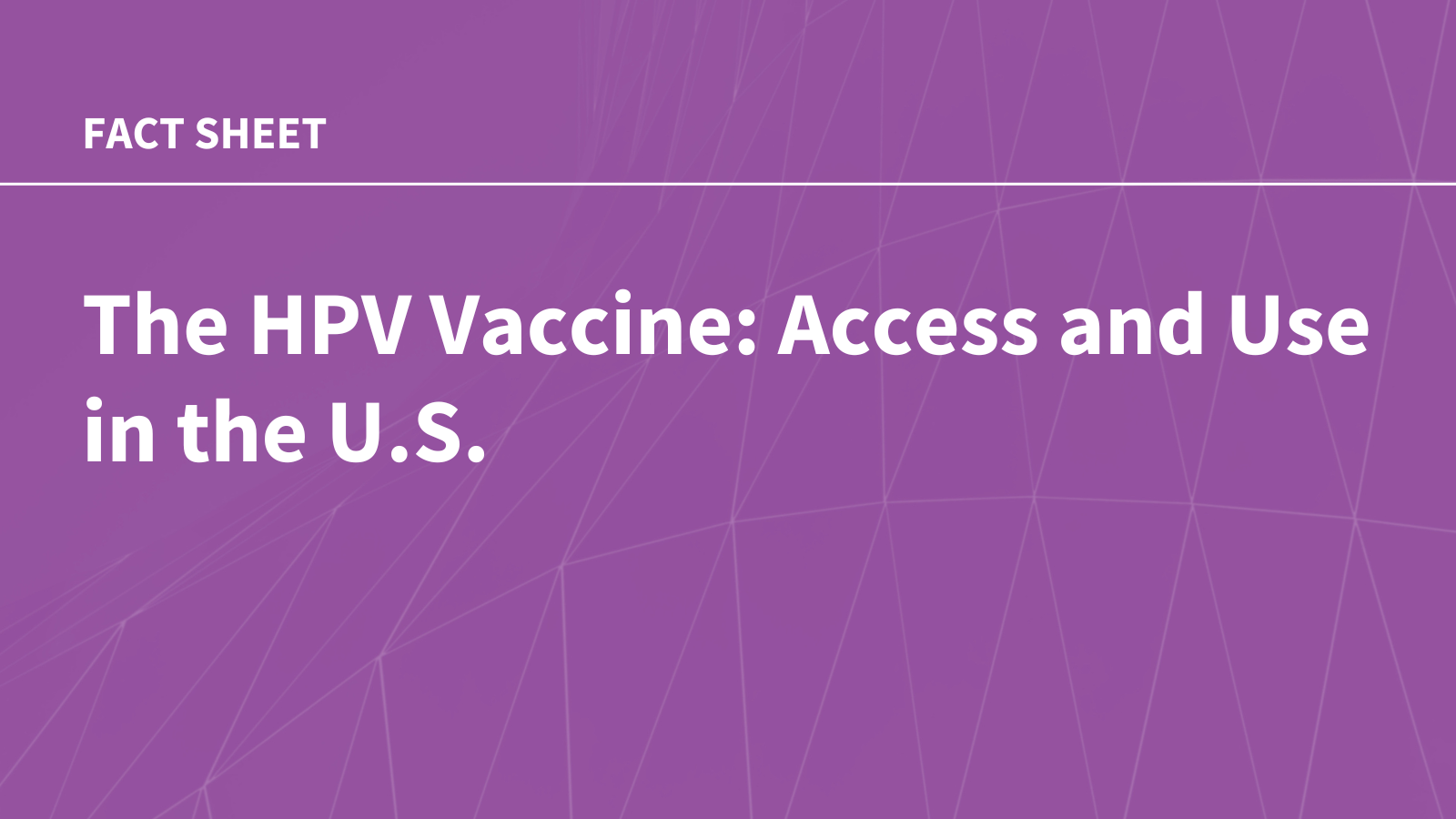 HPV Vaccine Access: Coverage Success, Uptake Problem