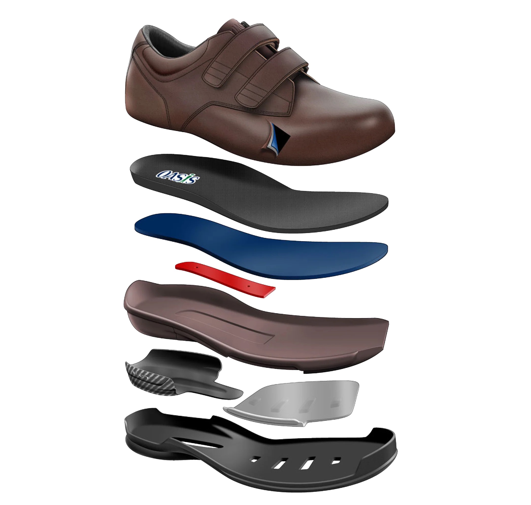 Orthopedic supportive shoes